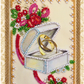 Postcards Bead Embroidery Kit Postcard bead embroidery kits Happy Wedding – 7