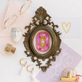 Brooch Embroidery Kit Decoration Letter "O"