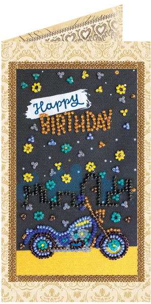 Postcards Bead Embroidery Kit Postcard Bead embroidery kit Have a safe trip