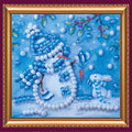 Magnets Bead Embroidery Kit Mini Magnets Bead embroidery kit Snowman and bunny