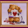 Magnets Bead Embroidery Kit Magnets Bead embroidery kit Happy Valentine's Day – 1