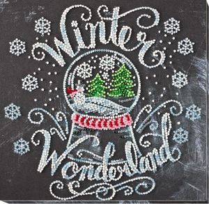 Bead Embroidery Kit Mid-sized bead embroidery kit Winter wonderland