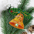 Brooch Embroidery Kit Decoration Bell