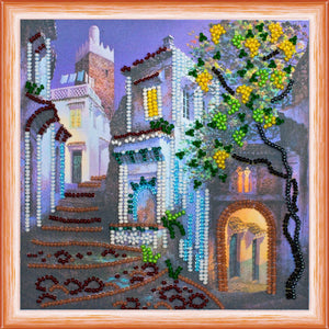 Bead Embroidery Kit Mini Bead embroidery kit Evening shades