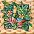 Bead Embroidery Kit Mid-sized bead embroidery kit Lori parrots