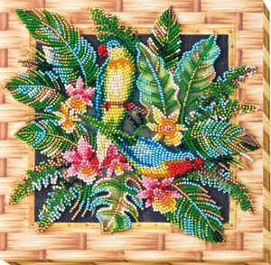 Bead Embroidery Kit Mid-sized bead embroidery kit Lori parrots