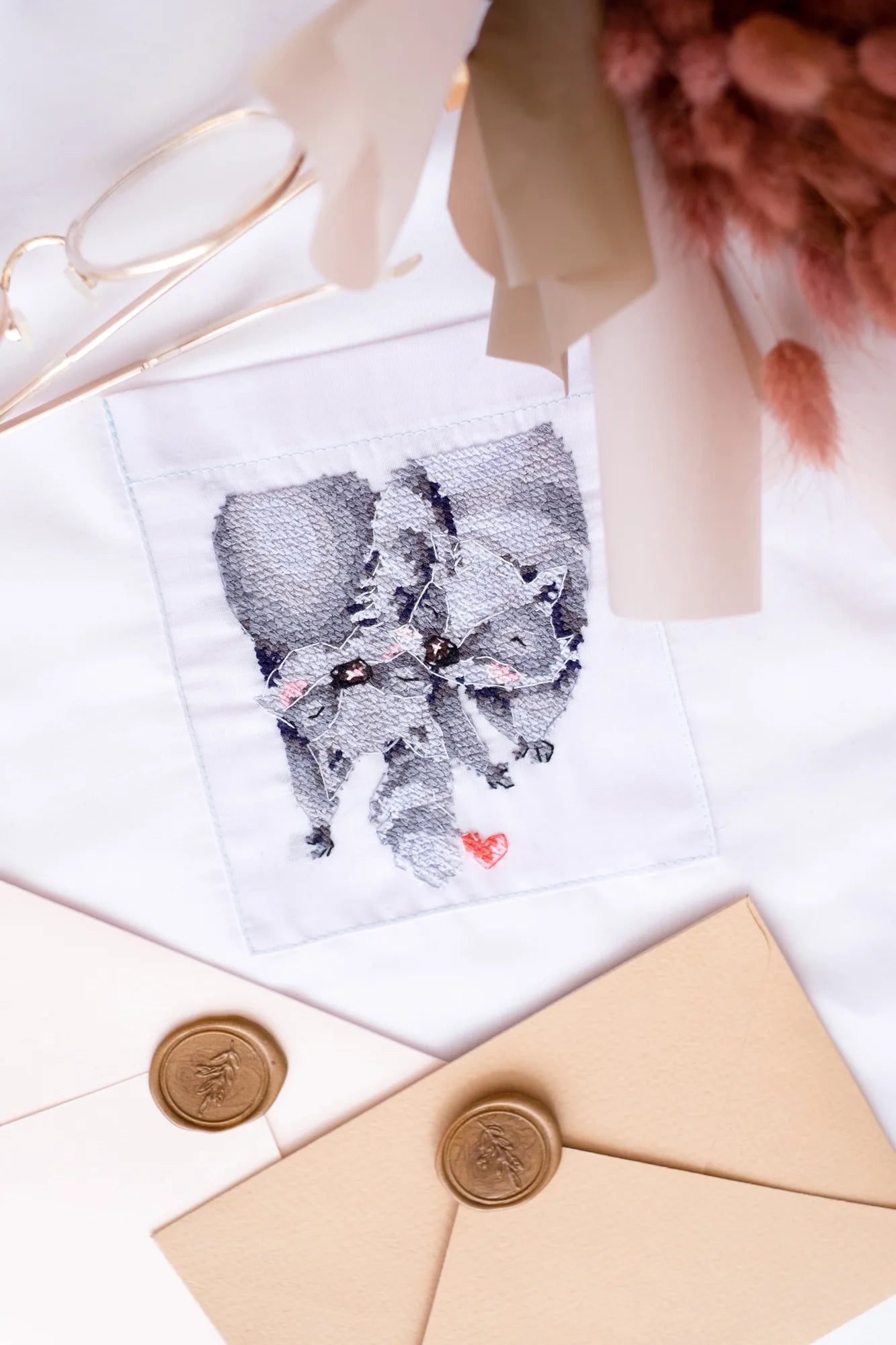 Cross Stitch Kit On Clothes Cross-stitch kits On the tip of the tail