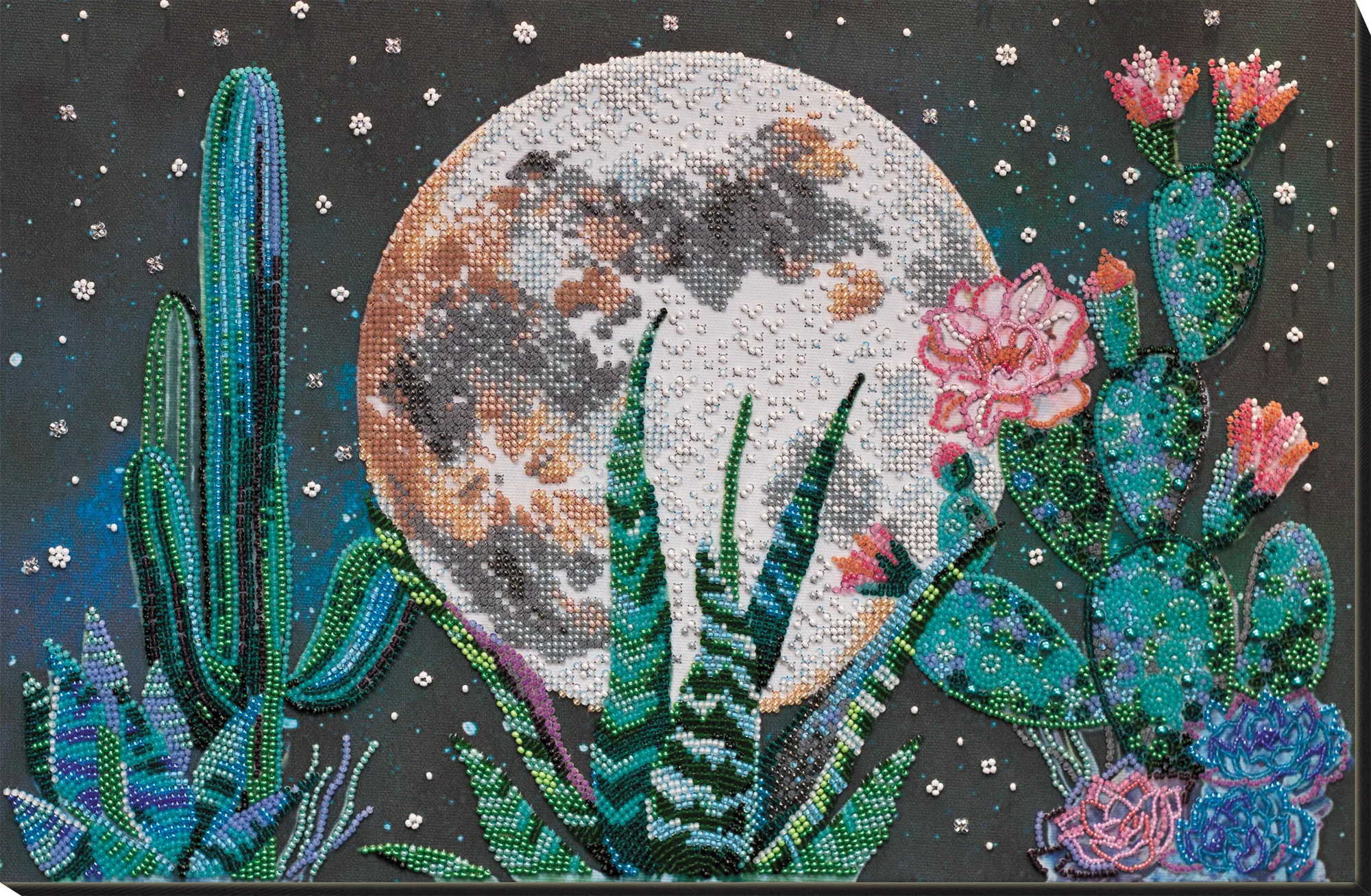 Bead Embroidery Kit Main Bead Embroidery Kit Night in the desert