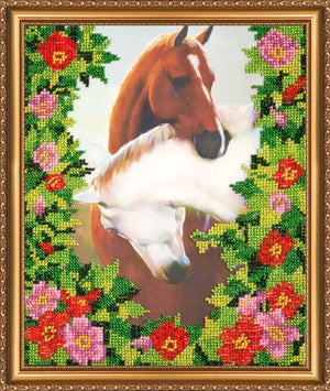 Bead Embroidery Kit Love