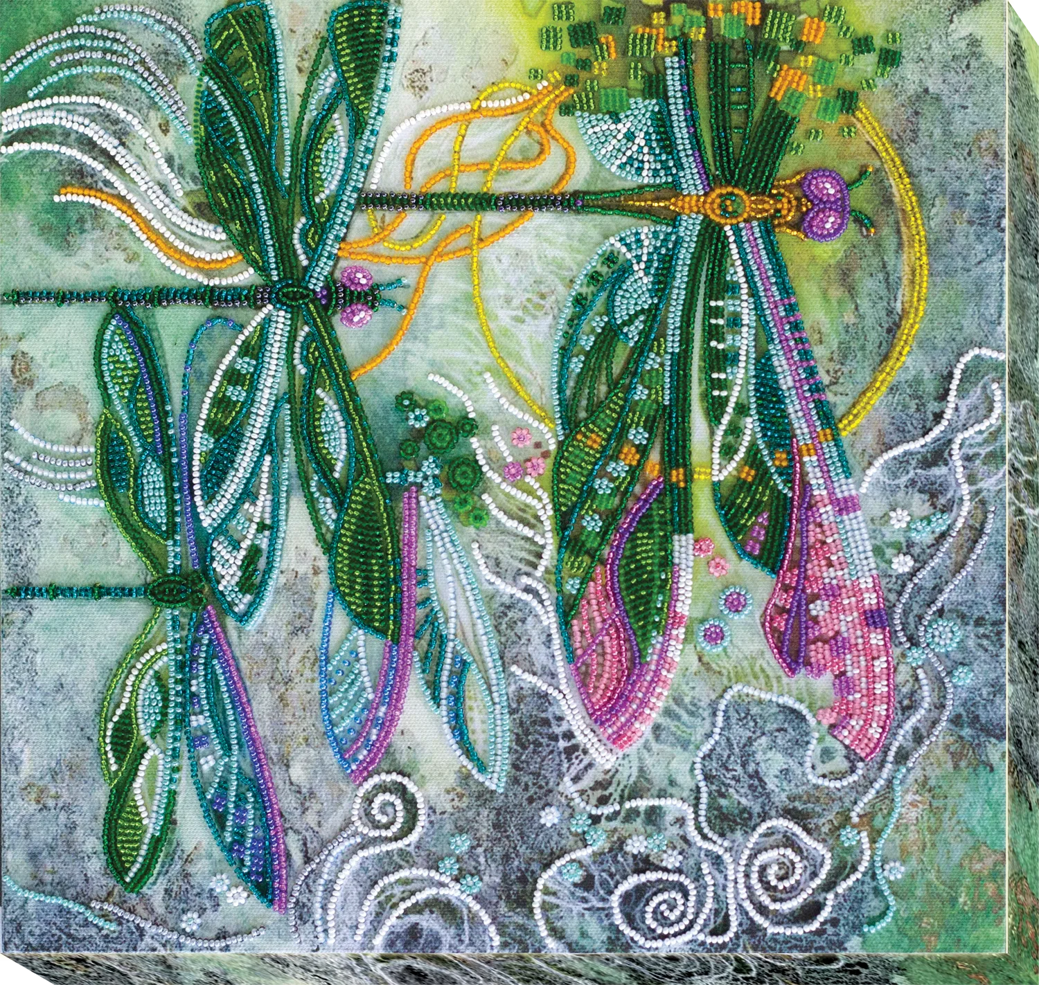 Bead Embroidery Kit Main Bead Embroidery Kit Sparks over the lake