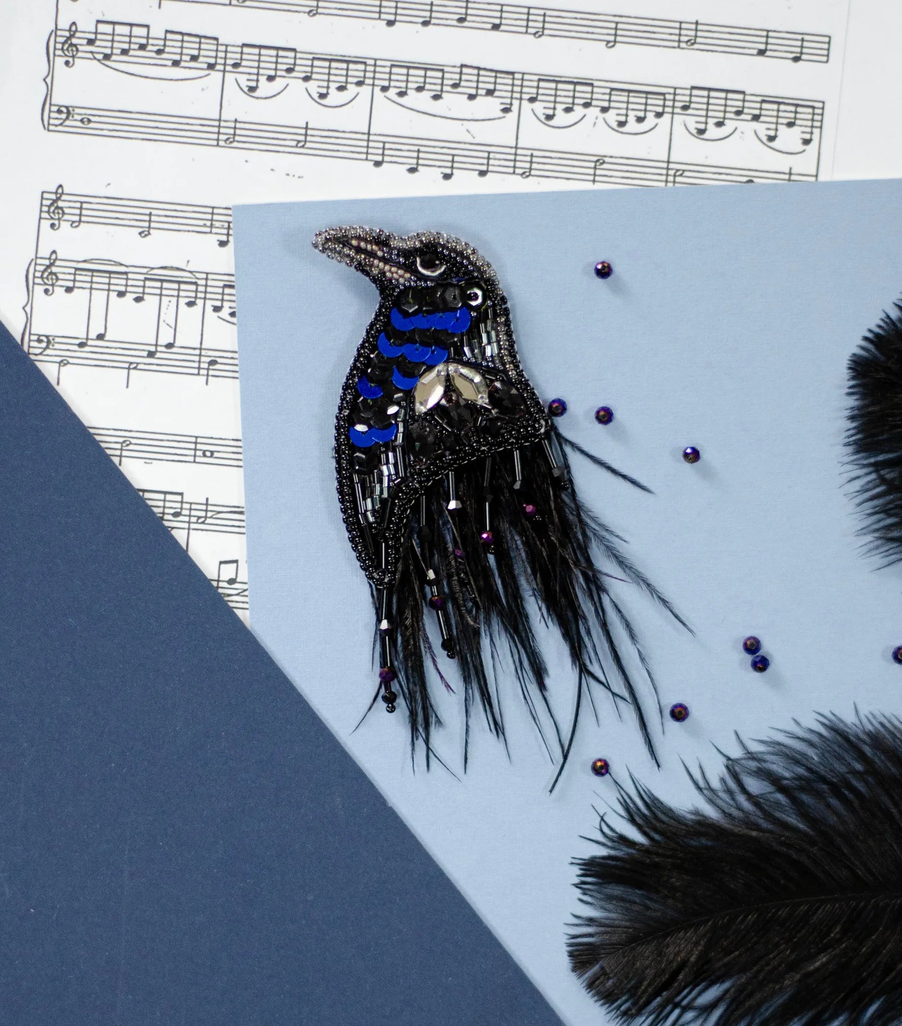 Brooch Embroidery Kit Decoration Harbinger of Darkness (Decoration)