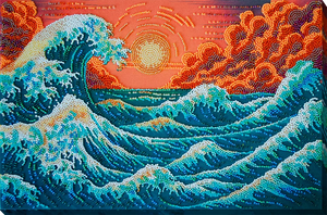 Bead Embroidery Kit Main Bead Embroidery Kit The Murmuring Sea…
