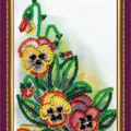 Postcards Bead Embroidery Kit Postcard Bead embroidery kit Happy Anniversary – 2