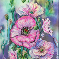 Bead Embroidery Kit Main Bead Embroidery Kit Delicate poppies