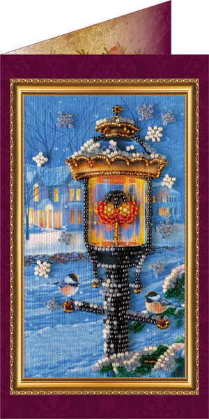 Postcards Bead Embroidery Kit Postcard Bead embroidery kit Happy New Year – 3