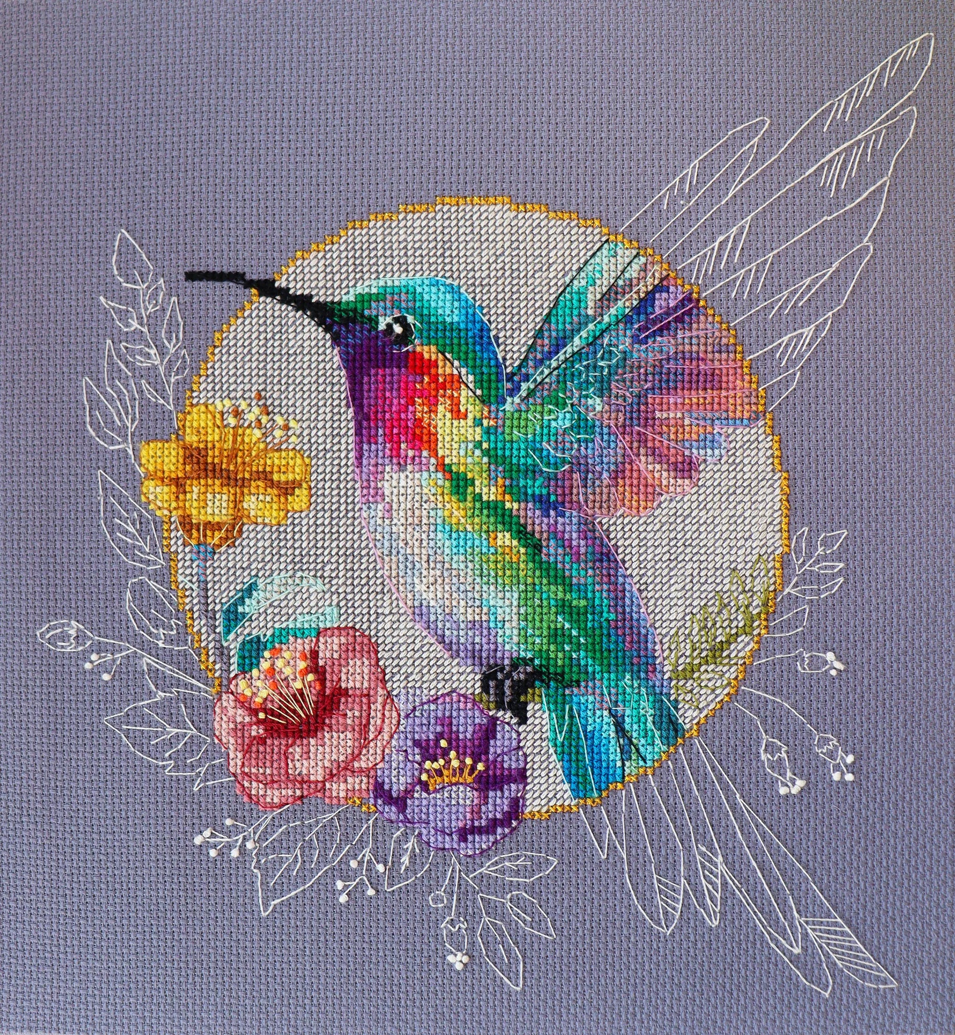 Cross Stitch Kit Cross-stitch kits Bird of paradise