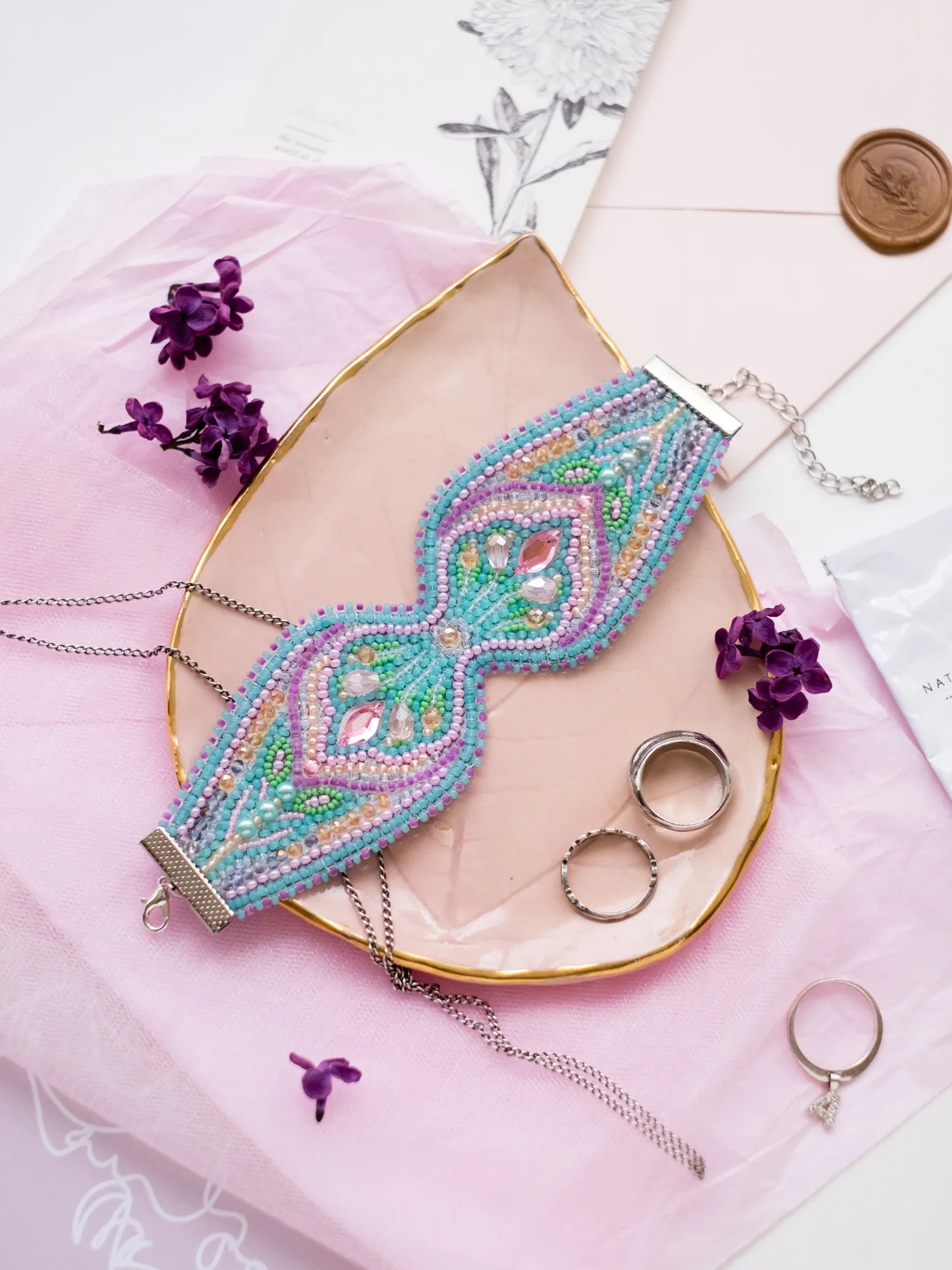 Bracelet Embroidery Kit Decoration Morning tenderness