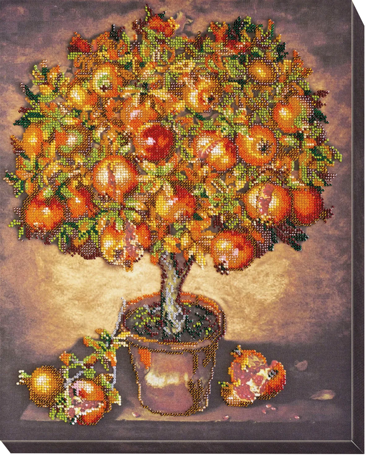 Bead Embroidery Kit Main Bead Embroidery Kit Pomegranate tree