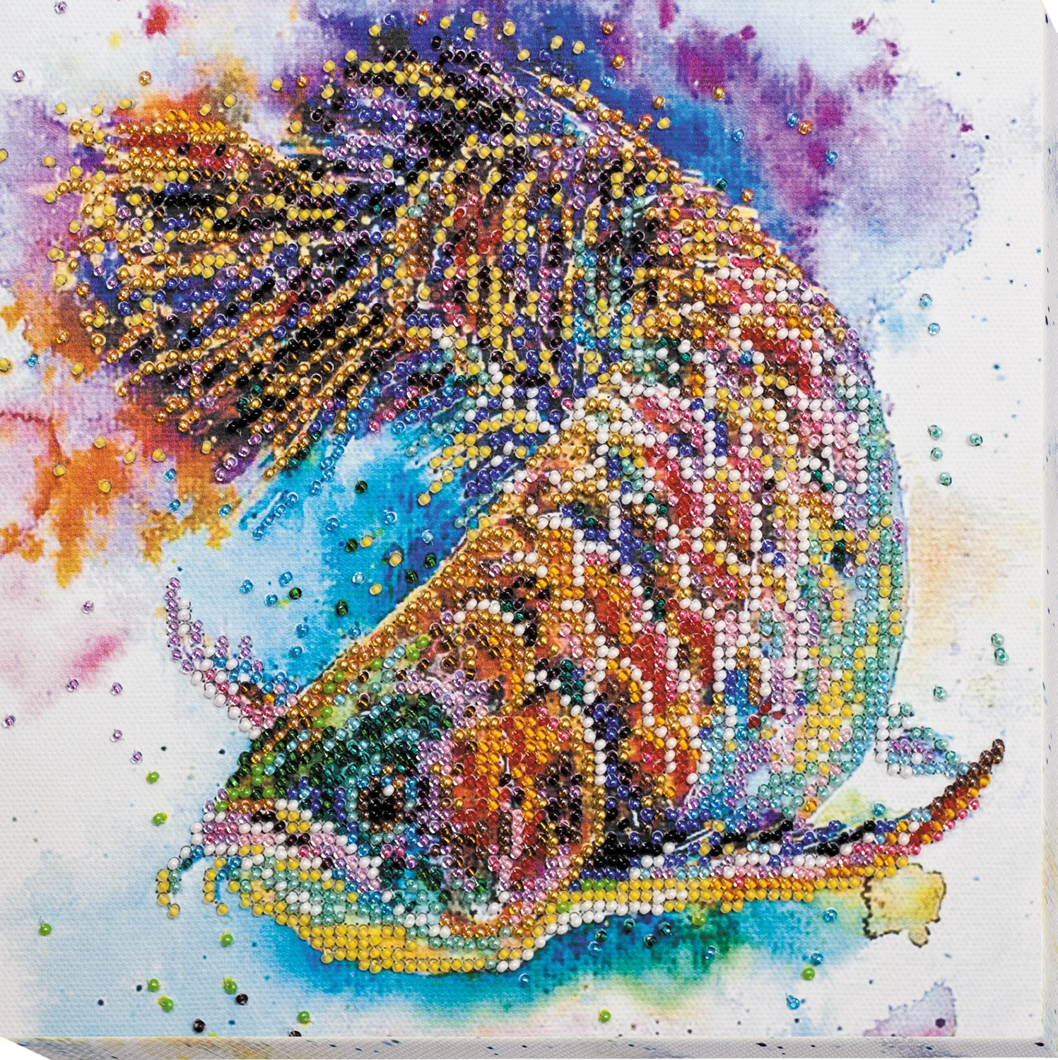 Bead Embroidery Kit Mid-sized bead embroidery kit Good luck fish