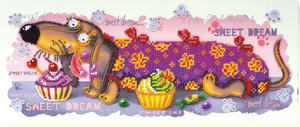 Bead Embroidery Kit Main Bead Embroidery Kit Sweet tooth