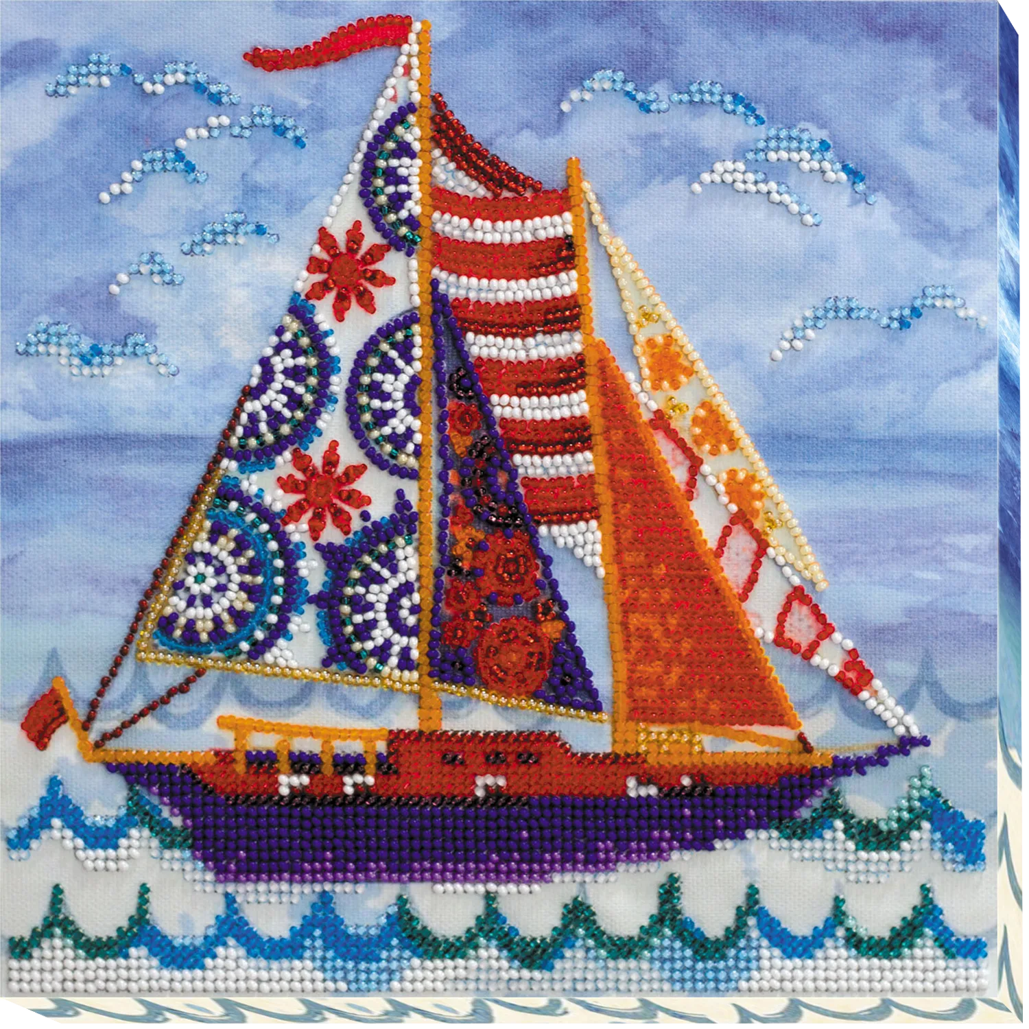 Bead Embroidery Kit Mid-sized bead embroidery kit Passing wind