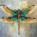 Bead Embroidery Kit Mini Bead embroidery kit Emerald wings (Animals and birds)