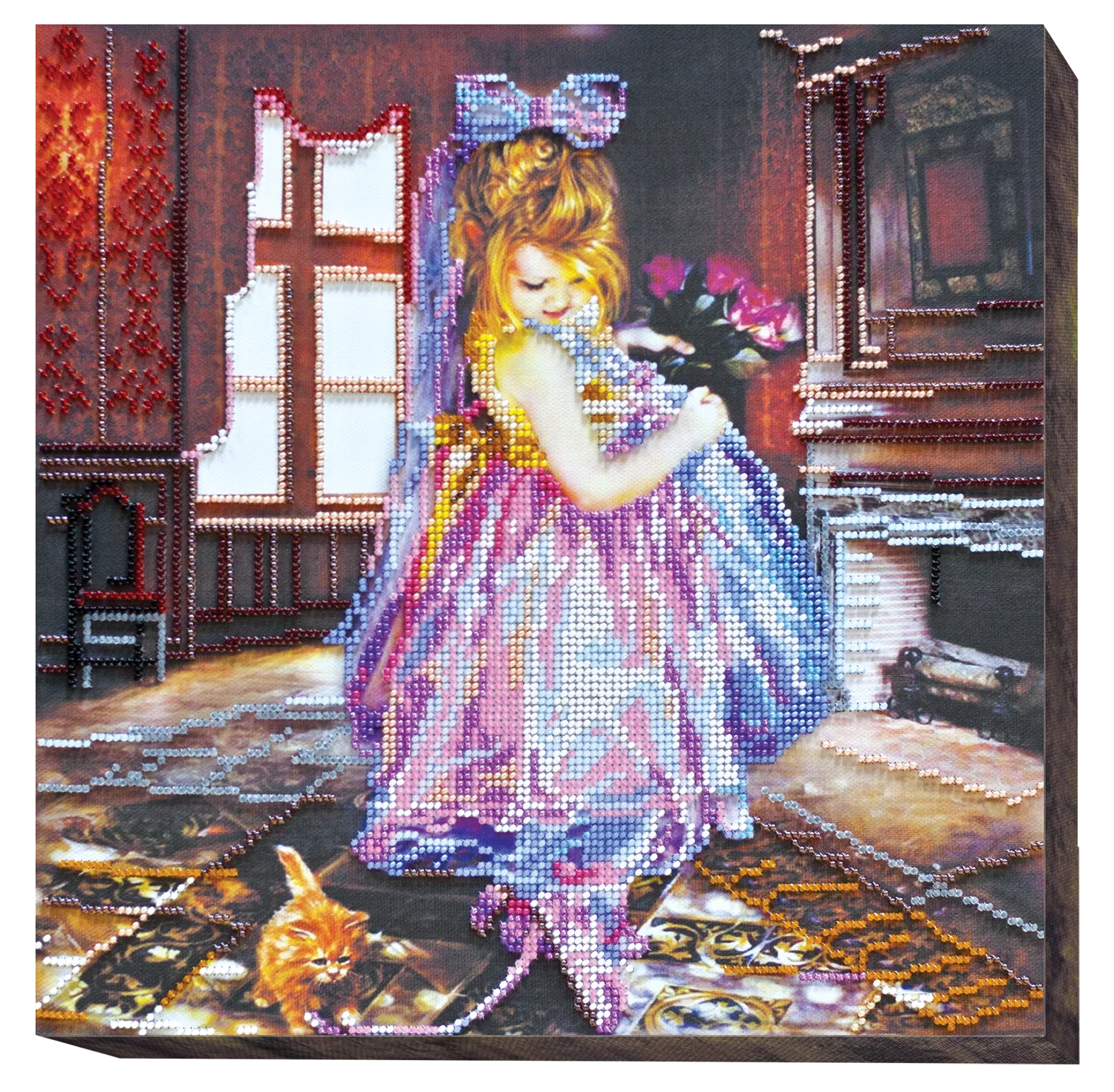 Bead Embroidery Kit Main Bead Embroidery Kit After the promenade