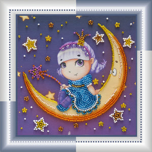 Bead Embroidery Kit Mini Bead embroidery kit Moonlight dreamer