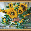 Bead Embroidery Kit Main Bead Embroidery Kit Flowers of the Sun