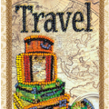 Postcards Bead Embroidery Kit Postcard Bead embroidery kit Around the world