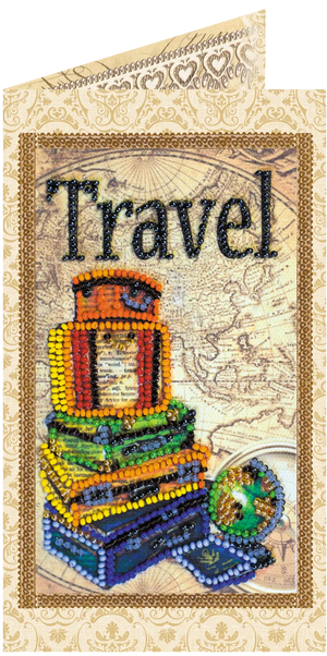 Postcards Bead Embroidery Kit Postcard Bead embroidery kit Around the world