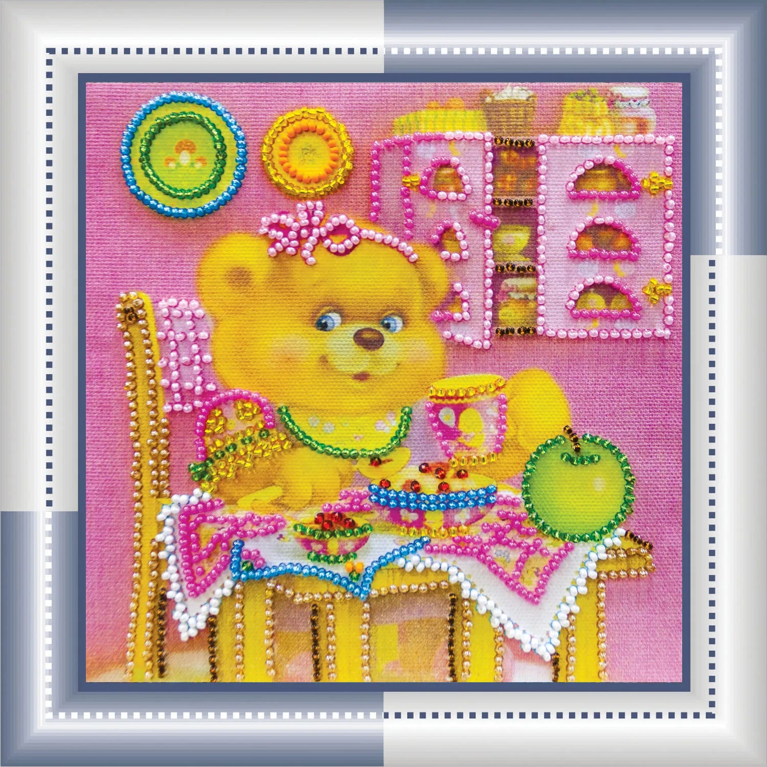 Bead Embroidery Kit Mini Bead embroidery kit Breakfast