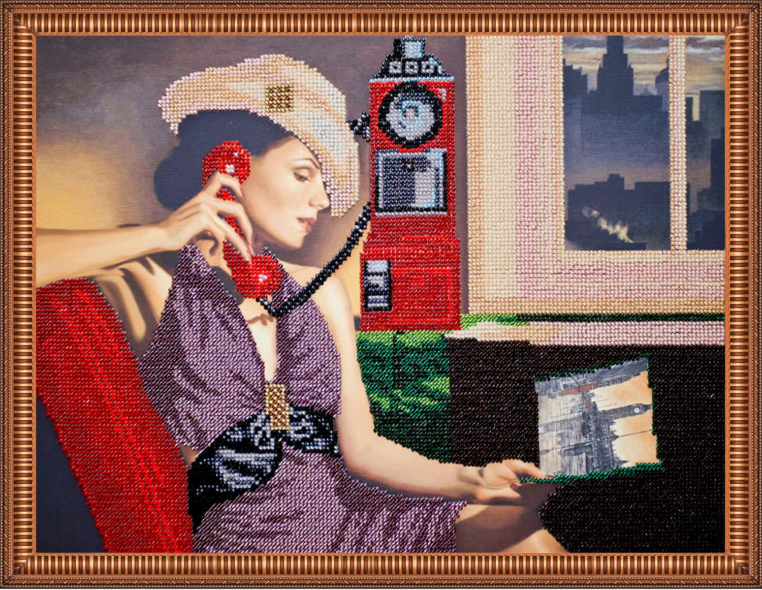 Bead Embroidery Kit Main Bead Embroidery Kit Retro travel – 2