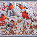 Bead Embroidery Kit Main Bead Embroidery Kit Bullfinches