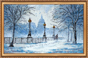 Bead Embroidery Kit Main Bead Embroidery Kit Snowstorm