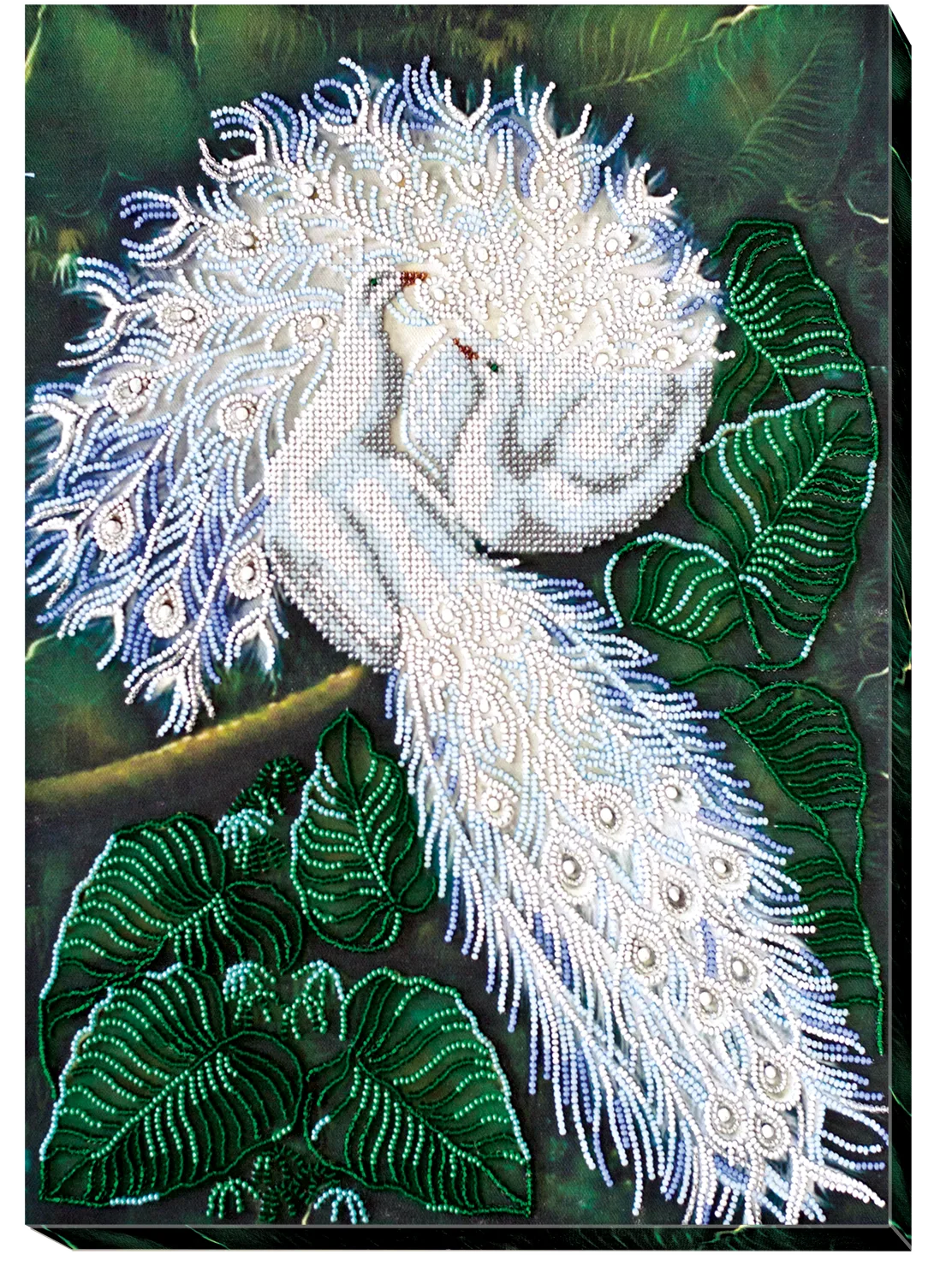 Bead Embroidery Kit Main Bead Embroidery Kit White happiness