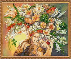 Bead Embroidery Kit Main Bead Embroidery Kit Goddess of flowers