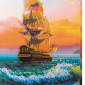 Bead Embroidery Kit Main Bead Embroidery Kit On the waves