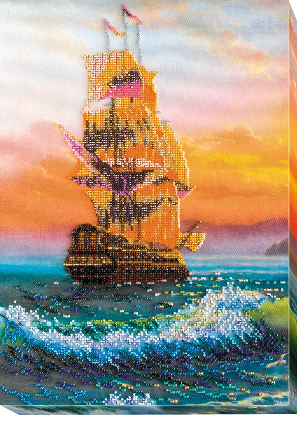 Bead Embroidery Kit Main Bead Embroidery Kit On the waves
