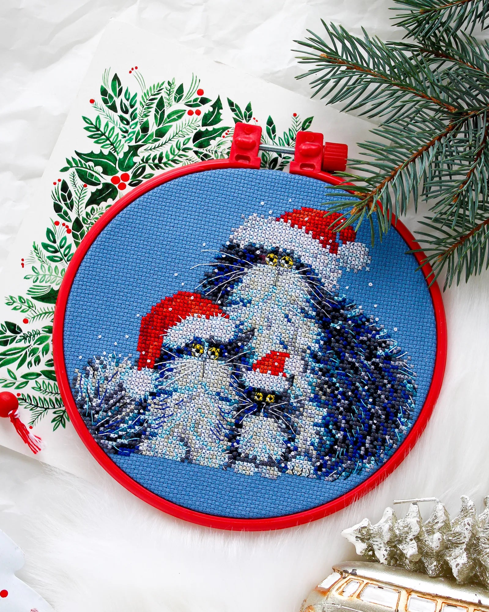 Cross Stitch Kit Cross-stitch kits Have you called Santa?