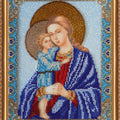 Bead Embroidery Kit Main Bead Embroidery Kit Icon of the Mother of God «Perishing»
