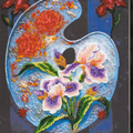 Bead Embroidery Kit Main Bead Embroidery Kit Flower palette