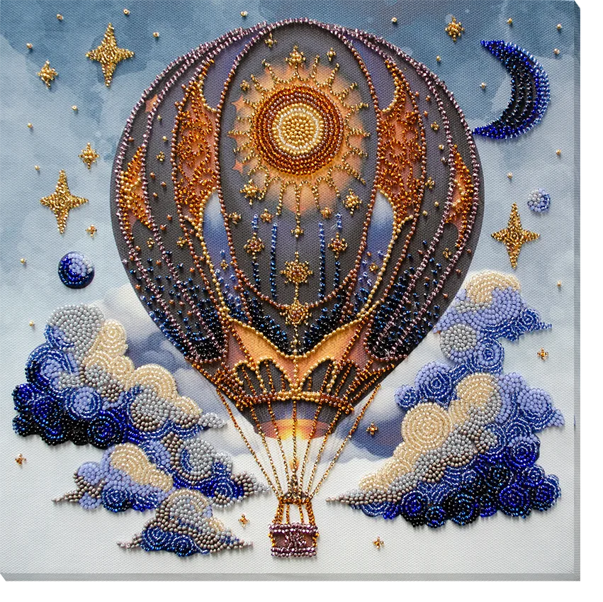 Bead Embroidery Kit Main Bead Embroidery Kit Air adventures