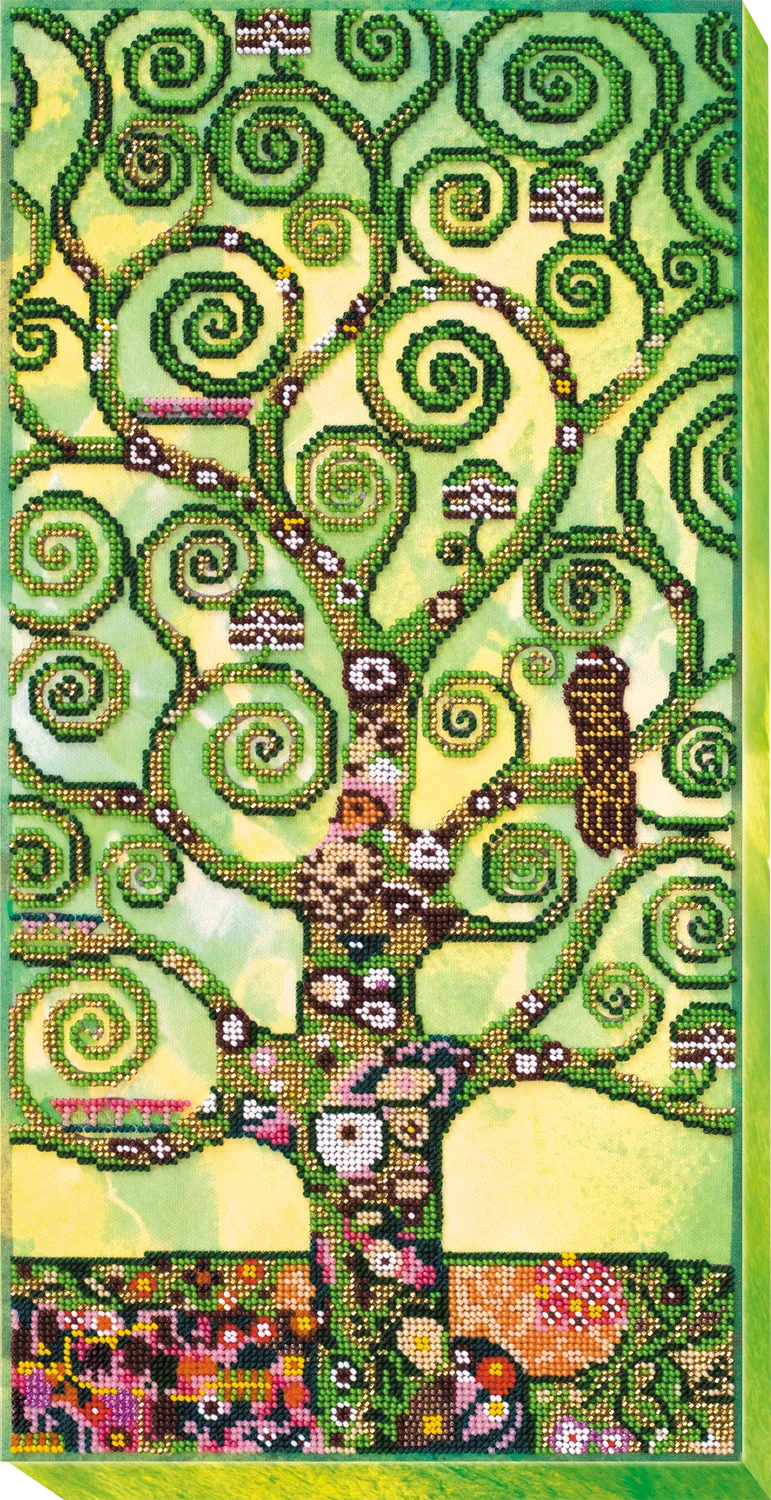 Bead Embroidery Kit Main Bead Embroidery Kit Summer tree of life