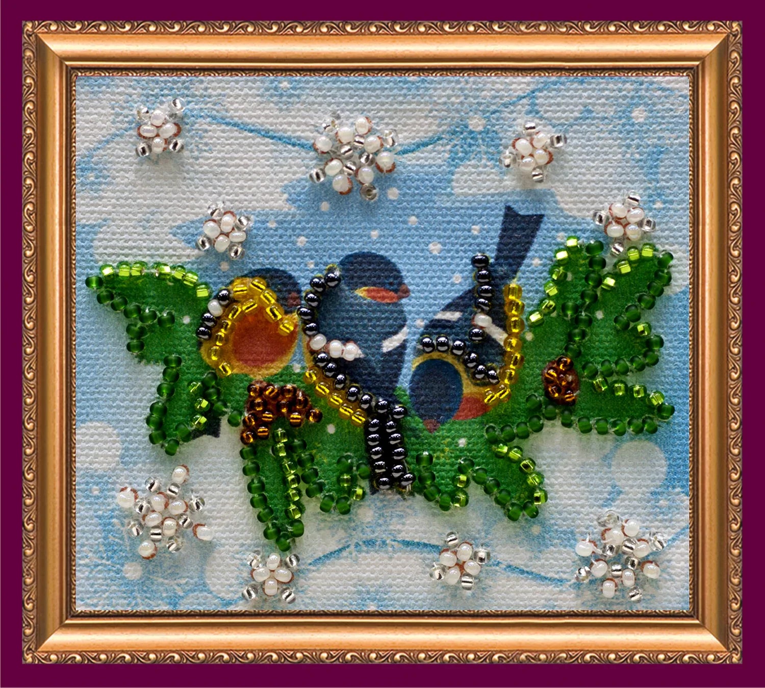 Magnets Bead Embroidery Kit Magnets Bead embroidery kit On the twig – 1