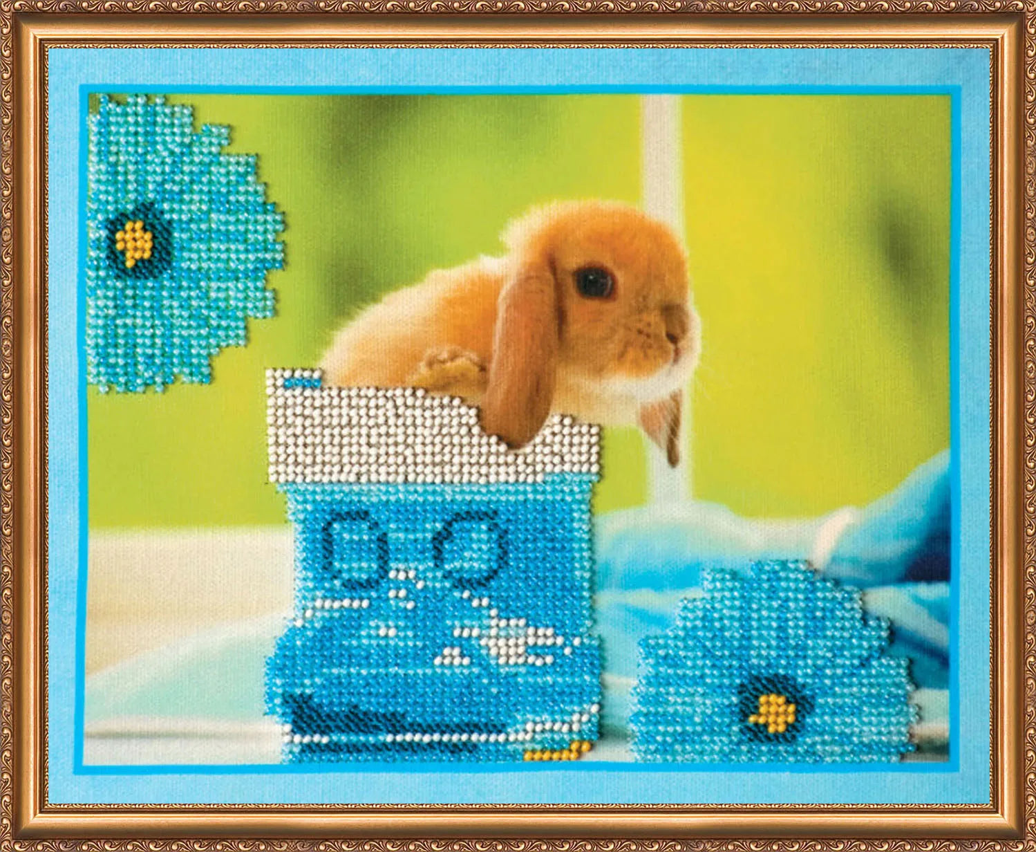 Bead Embroidery Kit Main Bead Embroidery Kit Rabbits – 3