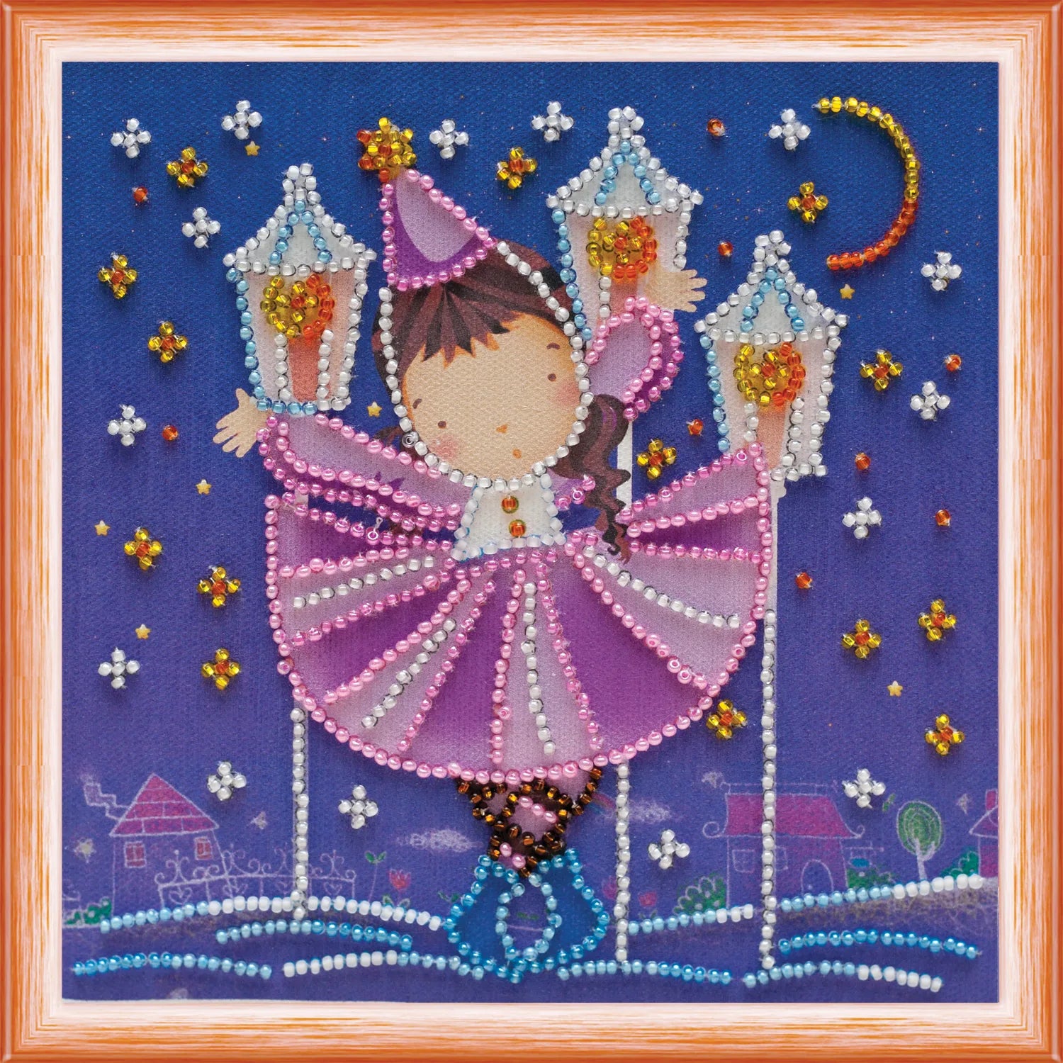 Bead Embroidery Kit Mini Bead embroidery kit Star dance