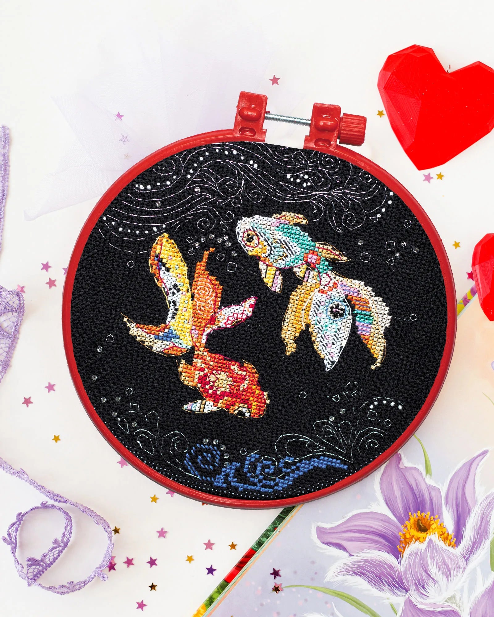 Cross Stitch Kit Cross-stitch kits In gentle waves
