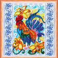 Bead Embroidery Kit Mini Bead embroidery kit Call of the cockerel