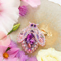 Brooch Embroidery Kit Decoration Ametrine wings